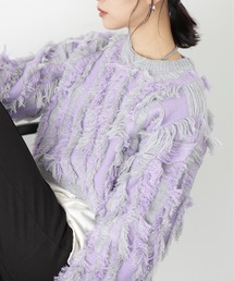 FREE'S MART | ◆フリンジショート丈ニット(ニット/セーター)