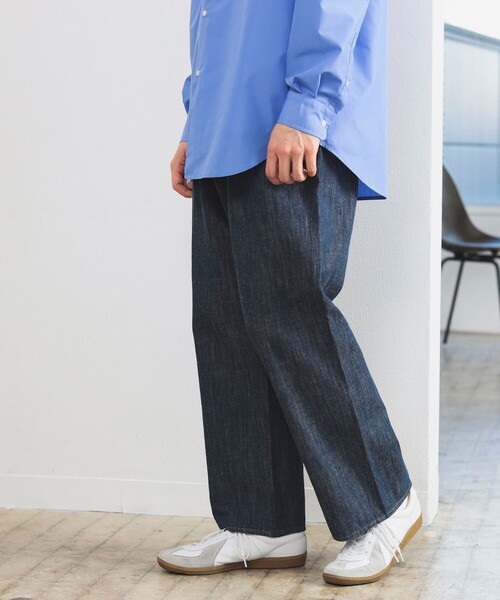 B:MING by BEAMS（ビーミングバイビームス）の「コットンヘンプ デニム パンツ（セットアップ対応）（その他パンツ・メンズ・ブルー/ネイビー・SMALL/MEDIUM/LARGE/X-LARGE）」の4枚目の写真