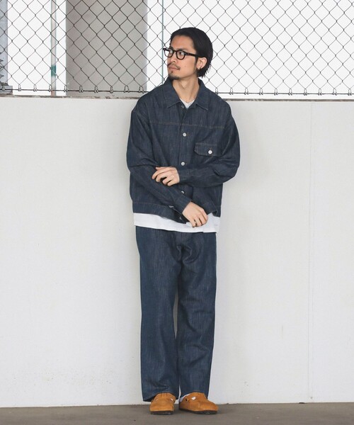 B:MING by BEAMS（ビーミングバイビームス）の「コットンヘンプ デニム パンツ（セットアップ対応）（その他パンツ・メンズ・ブルー/ネイビー・SMALL/MEDIUM/LARGE/X-LARGE）」の5枚目の写真