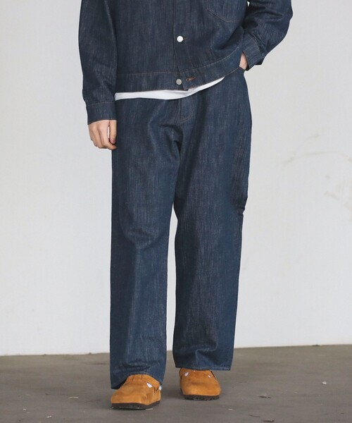 B:MING by BEAMS（ビーミングバイビームス）の「コットンヘンプ デニム パンツ（セットアップ対応）（その他パンツ・メンズ・ブルー/ネイビー・SMALL/MEDIUM/LARGE/X-LARGE）」の6枚目の写真