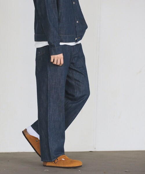 B:MING by BEAMS（ビーミングバイビームス）の「コットンヘンプ デニム パンツ（セットアップ対応）（その他パンツ・メンズ・ブルー/ネイビー・SMALL/MEDIUM/LARGE/X-LARGE）」の8枚目の写真