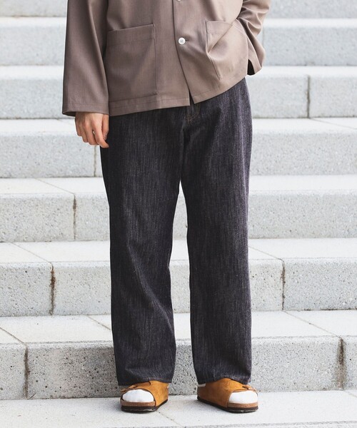 B:MING by BEAMS（ビーミングバイビームス）の「コットンヘンプ デニム パンツ（セットアップ対応）（その他パンツ・メンズ・ブルー/ネイビー・SMALL/MEDIUM/LARGE/X-LARGE）」の11枚目の写真
