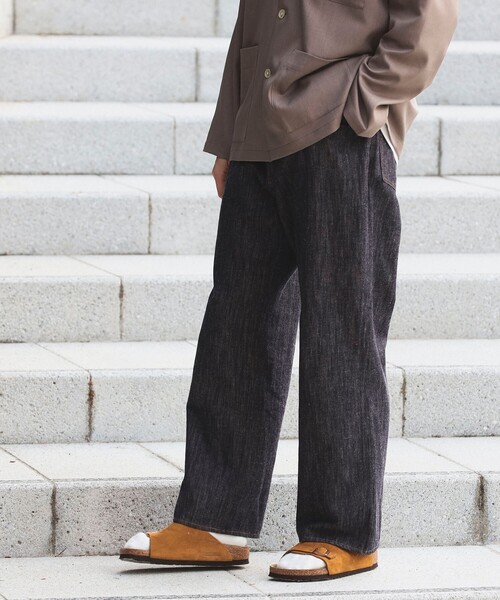 B:MING by BEAMS（ビーミングバイビームス）の「コットンヘンプ デニム パンツ（セットアップ対応）（その他パンツ・メンズ・ブルー/ネイビー・SMALL/MEDIUM/LARGE/X-LARGE）」の12枚目の写真