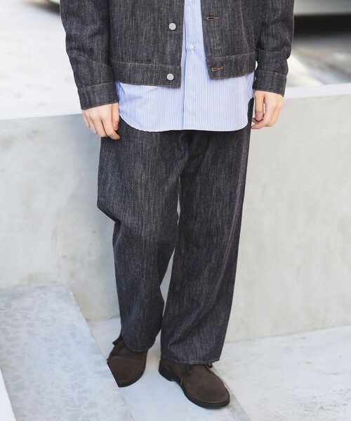 B:MING by BEAMS（ビーミングバイビームス）の「コットンヘンプ デニム パンツ（セットアップ対応）（その他パンツ・メンズ・ブルー/ネイビー・SMALL/MEDIUM/LARGE/X-LARGE）」の17枚目の写真