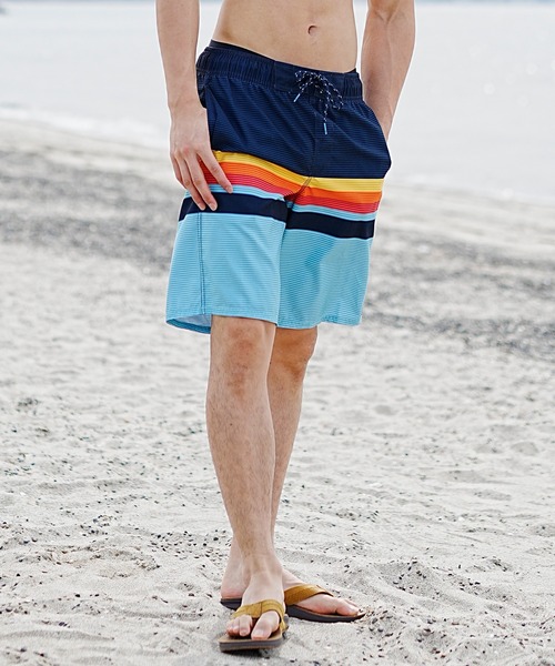BILLABONG（ビラボン）の「BILLABONG/ビラボン ボードショーツ/トランクス/水着/サーフパンツ ウエストゴム ロング丈 BE011-402（水着・メンズ・グレー/ライトブルー・XL/L/M）」の17枚目の写真