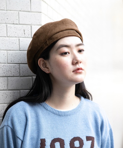 3.3 Field Trip (3.3フィールドトリップ)の「【UNISEX】3.3 Field Trip/コーデュロイベレー 2988001(ハンチング/ベレー帽・レディース・ブラウン/ブラック/ベージュ・FREE)」の6枚目の写真