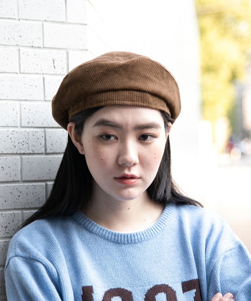 3.3 Field Trip (3.3フィールドトリップ)の「【UNISEX】3.3 Field Trip/コーデュロイベレー 2988001(ハンチング/ベレー帽・レディース・ブラウン/ブラック/ベージュ・FREE)」の7枚目の写真