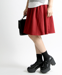 WEGO | WEGO/ベルト付きミドルスカート(スカート)