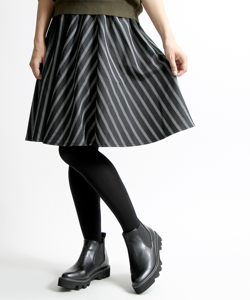 WEGO（ウィゴー）の「WEGO/ベルト付きミドルスカート（スカート・レディース・ダークグリーン/レッド/ブラック系その他/ブルー系その他/その他1・FREE）」の22枚目の写真