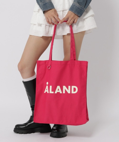 ALAND（エーランド）の「＼お気に入り1万9千人突破！！／【UNISEX】ALAND／Dリングマチツキトート　2989062（トートバッグ・レディース・ホワイト/オレンジ/ライトグレー/ネイビー/その他1/ベビーピンク/ブラック/イエロー/グリーン/ピンク/ライトブルー/ブルー系その他/フューシャピンク/レモンイエロー/ピンク系その他/パープル/ブルー/ピンク系その他2・FREE）」の12枚目の写真