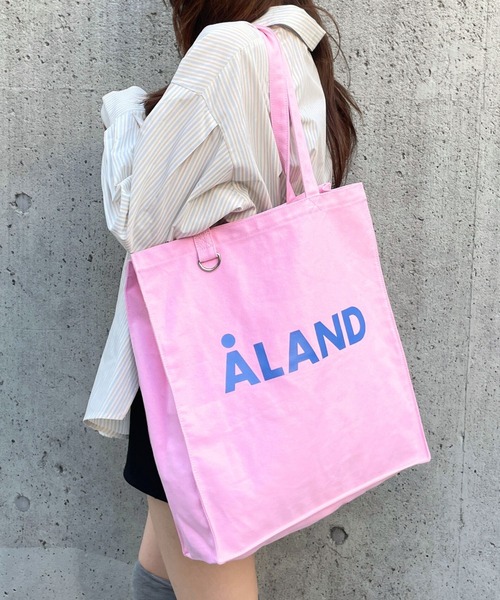 ALAND（エーランド）の「＼お気に入り1万9千人突破！！／【UNISEX】ALAND／Dリングマチツキトート　2989062（トートバッグ・レディース・ホワイト/オレンジ/ライトグレー/ネイビー/その他1/ベビーピンク/ブラック/イエロー/グリーン/ピンク/ライトブルー/ブルー系その他/フューシャピンク/レモンイエロー/ピンク系その他/パープル/ブルー/ピンク系その他2・FREE）」の16枚目の写真