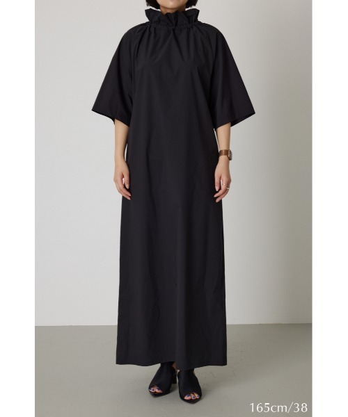 ワンピース RIM.ARK | Neck gather dress 36 セール】Neck gather dress ネックギャザードレス（ワンピース