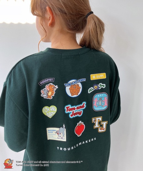 AS KNOW AS plus(アズノゥアズプラス)の「☆アクリルキーホルダー付き トムとジェリー スウェットプルオーバー 【TOM and JERRY/トムとジェリー】(スウェット・レディース・オフホワイト/スミクロ/ダークグリーン/オートミール/アイボリー系/ブラック系/ベージュ系/ダークグリーン系/ダークグリーン系1/イエロー系1/ブラック系1/ベージュ系1/ネイビー系2/ベージュ系2/ダークグリーン系2/ブラック系2/ベージュ系3/アイボリー系3/パープル系3/ブラック系3/ネイビー系4/ブラック系4/ダークグリーン系4/ベージュ系4/ダークグリーン系5/ブラック系5/ホワイト系5/ベージュ系5・FREE)」の19枚目の写真