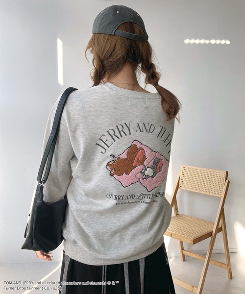 セール】☆アクリルキーホルダー付き トムとジェリー スウェットプル