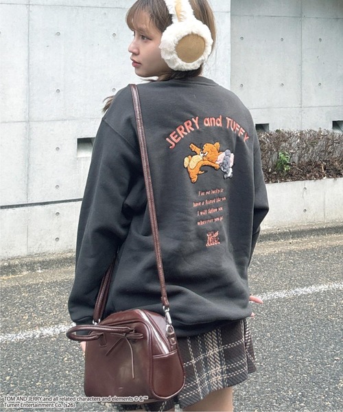 セール】☆アクリルキーホルダー付き トムとジェリー スウェットプル