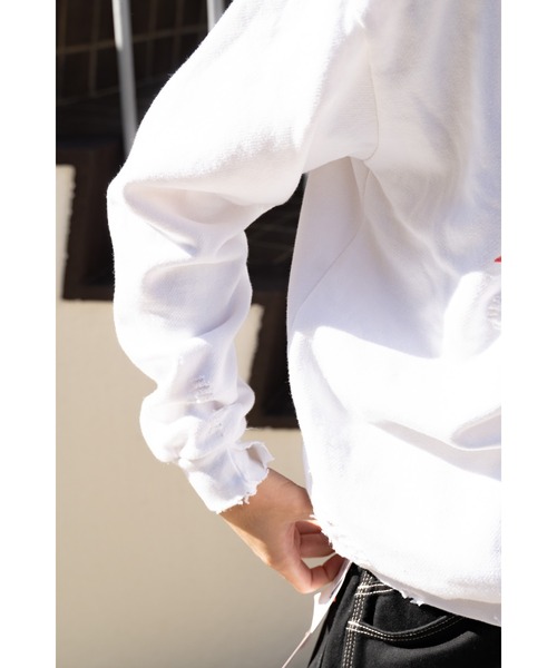 SUNNY  SPORTS（サニースポーツ）の「【 NIRVANA / ニルヴァーナ 】WORN-OUT BAND CREW ウォーンアウト バンド クルーネックスウェット SUY（Tシャツ/カットソー・メンズ・ブラック/ホワイト・LARGE/X-LARGE）」の10枚目の写真