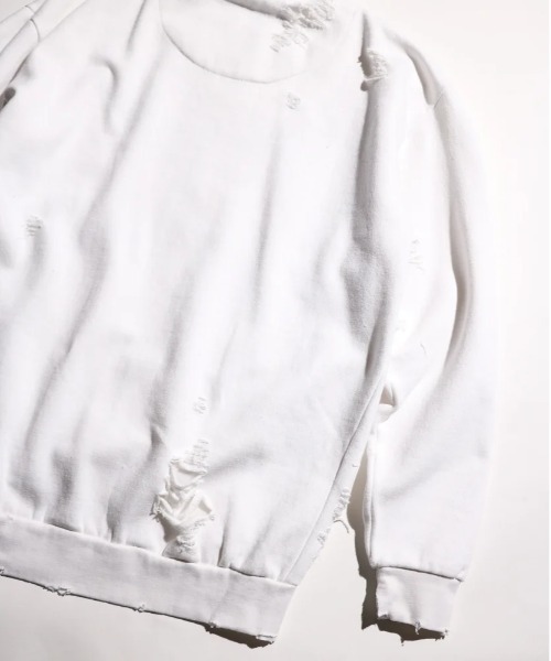 SUNNY  SPORTS（サニースポーツ）の「【 NIRVANA / ニルヴァーナ 】WORN-OUT BAND CREW ウォーンアウト バンド クルーネックスウェット SUY（Tシャツ/カットソー・メンズ・ブラック/ホワイト・LARGE/X-LARGE）」の14枚目の写真