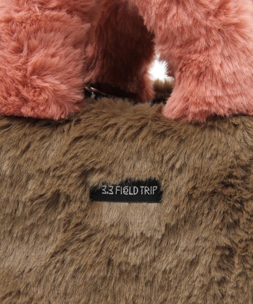 3.3 Field Trip (3.3フィールドトリップ)の「3.3 Field Trip/ファートートバック 2990941(トートバッグ・レディース・ベージュ/ブラック/アイボリー・FREE)」の8枚目の写真