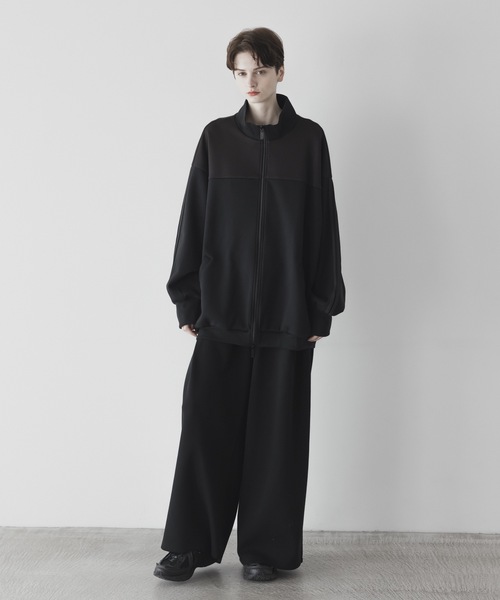 remer(リメール)の「loose UNFIT over track jacket / ルーズアンフィットオーバートラックジャケット(ジャージ・メンズ・ブラック・LARGE/MEDIUM/SMALL)」の9枚目の写真