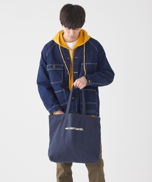 KRIFF MAYER Kid's Collection(クリフメイヤーキッズコレクション)の「ミニロゴクリフトートバッグ(トートバッグ・キッズ・オフホワイト/オレンジ/ネイビー/ダークグレー/グリーン/ブラウン・FREE)」の16枚目の写真