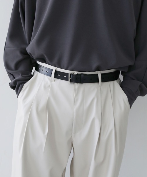 ASTRONOMY（アストロノミー）の「Buyer's Select/オーバルホールロングベルト（ベルト・メンズ・ブラック/アイボリー・FREE）」の4枚目の写真