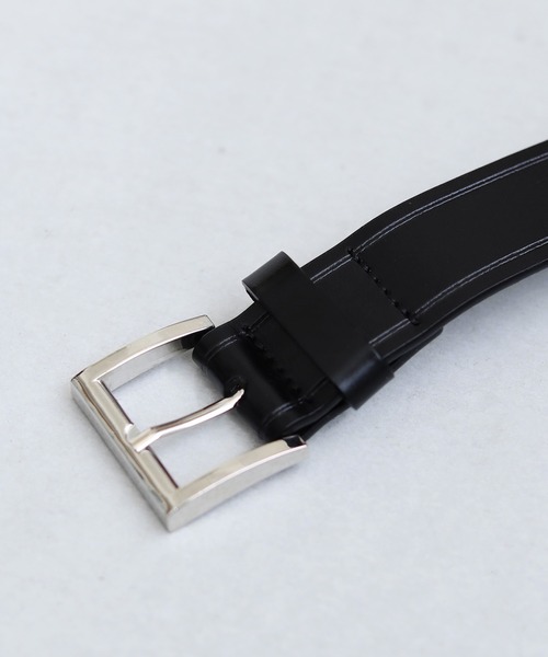 ASTRONOMY（アストロノミー）の「Buyer's Select/オーバルホールロングベルト（ベルト・メンズ・ブラック/アイボリー・FREE）」の6枚目の写真