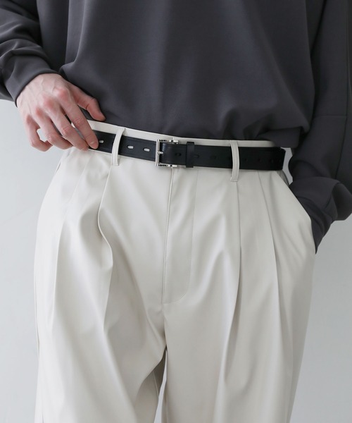 ASTRONOMY（アストロノミー）の「Buyer's Select/オーバルホールロングベルト（ベルト・メンズ・ブラック/アイボリー・FREE）」の9枚目の写真