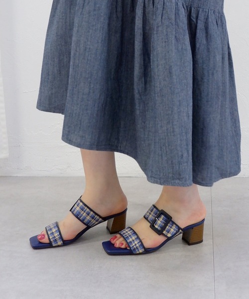 MODE KAORI(モードカオリ)の「バックルバンドサンダル/15017(サンダル・レディース・アイボリー/ブルー/ダークブラウン・XL/L/M/S)」の3枚目の写真