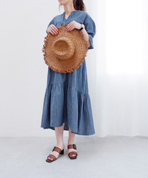 MODE KAORI(モードカオリ)の「バックルバンドサンダル/15017(サンダル・レディース・アイボリー/ブルー/ダークブラウン・XL/L/M/S)」の13枚目の写真