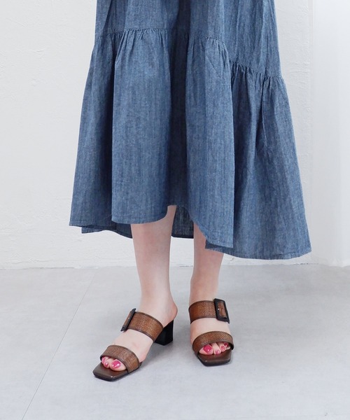 MODE KAORI(モードカオリ)の「バックルバンドサンダル/15017(サンダル・レディース・アイボリー/ブルー/ダークブラウン・XL/L/M/S)」の10枚目の写真