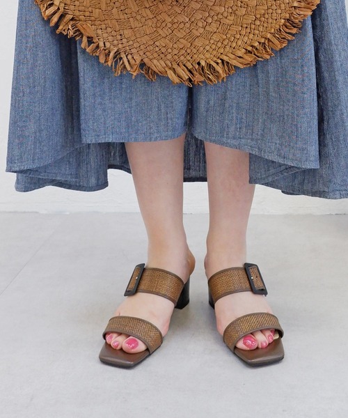 MODE KAORI(モードカオリ)の「バックルバンドサンダル/15017(サンダル・レディース・アイボリー/ブルー/ダークブラウン・XL/L/M/S)」の9枚目の写真