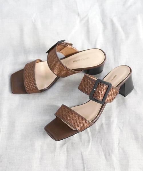 MODE KAORI(モードカオリ)の「バックルバンドサンダル/15017(サンダル・レディース・アイボリー/ブルー/ダークブラウン・XL/L/M/S)」の8枚目の写真