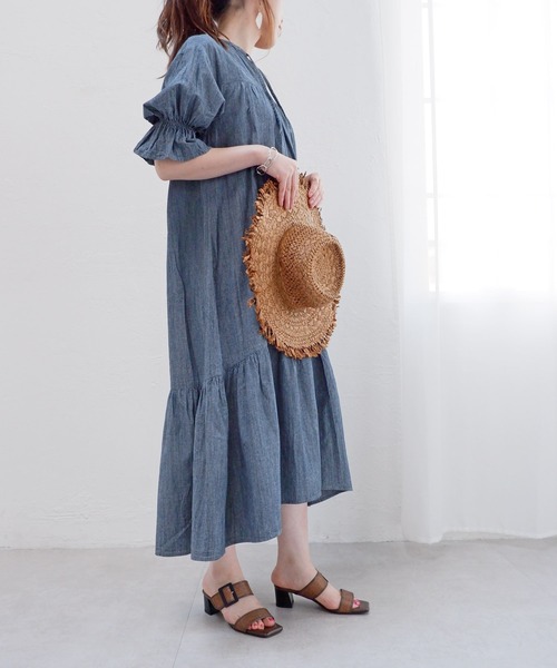 MODE KAORI(モードカオリ)の「バックルバンドサンダル/15017(サンダル・レディース・アイボリー/ブルー/ダークブラウン・XL/L/M/S)」の12枚目の写真