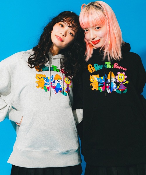 L.H.P（エルエイチピー）の「Parappa The Rapper/パラッパラッパー/グラフィックプリントフーデッドパーカー（パーカー・メンズ・ブラック/オレンジ/グレー・LARGE/MEDIUM）」の7枚目の写真