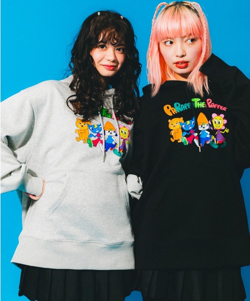 L.H.P（エルエイチピー）の「Parappa The Rapper/パラッパラッパー/グラフィックプリントフーデッドパーカー（パーカー・メンズ・ブラック/オレンジ/グレー・LARGE/MEDIUM）」の10枚目の写真