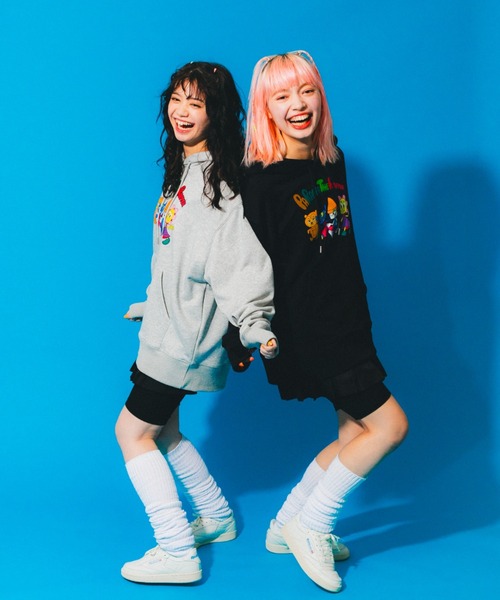 L.H.P（エルエイチピー）の「Parappa The Rapper/パラッパラッパー/グラフィックプリントフーデッドパーカー（パーカー・メンズ・ブラック/オレンジ/グレー・LARGE/MEDIUM）」の12枚目の写真