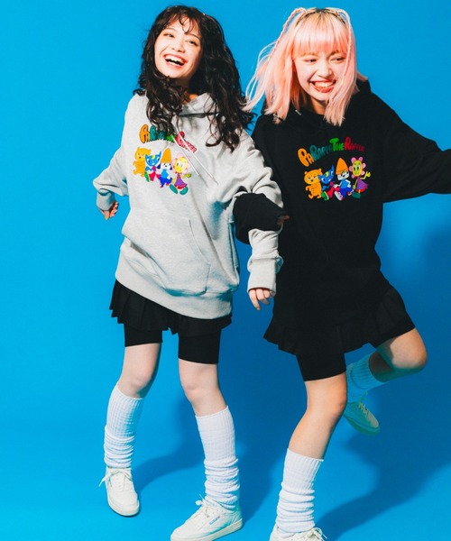 L.H.P（エルエイチピー）の「Parappa The Rapper/パラッパラッパー/グラフィックプリントフーデッドパーカー（パーカー・メンズ・ブラック/オレンジ/グレー・LARGE/MEDIUM）」の20枚目の写真