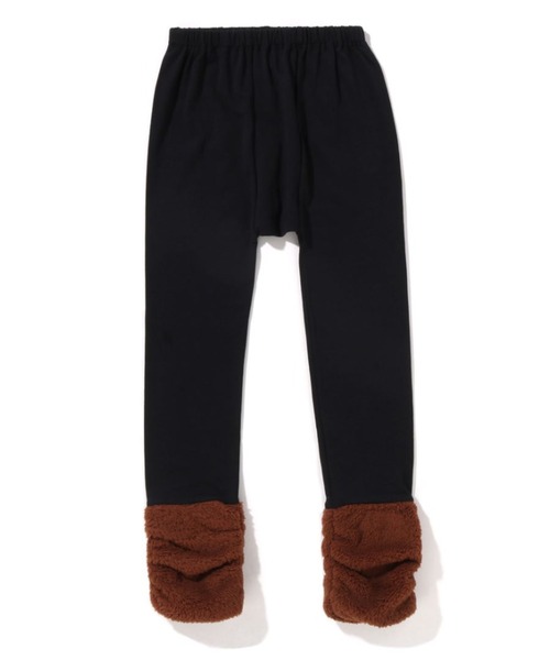 A BATHING APE（アベイシングエイプ）の「BABY MILO BOA LEGGINGS K（レギンス/スパッツ・キッズ・ブラウン/ピンク・MEDIUM/LARGE）」の7枚目の写真