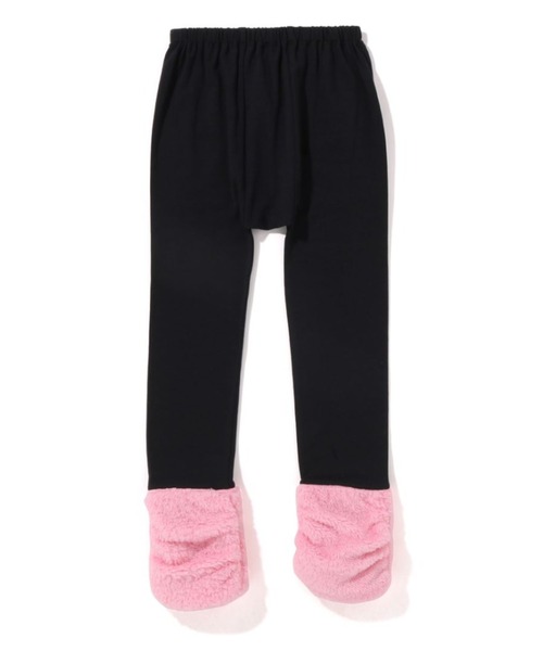 A BATHING APE（アベイシングエイプ）の「BABY MILO BOA LEGGINGS K（レギンス/スパッツ・キッズ・ブラウン/ピンク・MEDIUM/LARGE）」の6枚目の写真