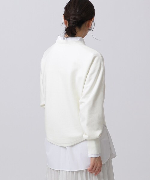 GALLEST(ギャレスト)の「ドルマンボリュームニット(ニット/セーター・レディース・ネイビー/ライトイエロー系/オフホワイト/サックスブルー/グレー系その他7・34/38)」の11枚目の写真