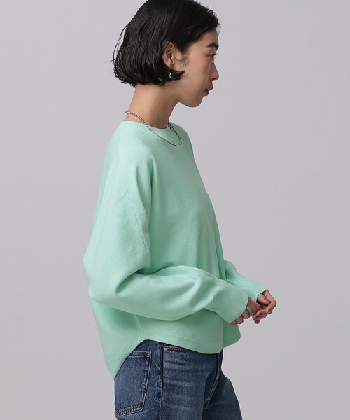 GALLEST(ギャレスト)の「ドルマンボリュームニット(ニット/セーター・レディース・ネイビー/ライトイエロー系/オフホワイト/サックスブルー/グレー系その他7・34/38)」の6枚目の写真