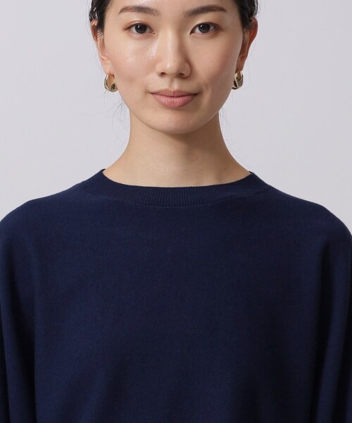 GALLEST(ギャレスト)の「ドルマンボリュームニット(ニット/セーター・レディース・ネイビー/ライトイエロー系/オフホワイト/サックスブルー/グレー系その他7・34/38)」の17枚目の写真