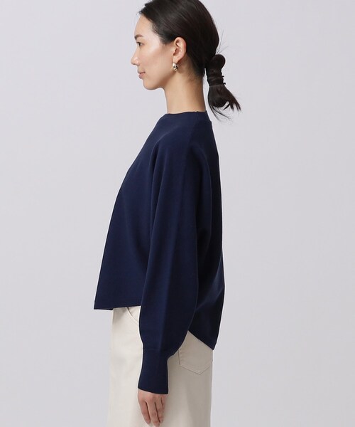 GALLEST(ギャレスト)の「ドルマンボリュームニット(ニット/セーター・レディース・ネイビー/ライトイエロー系/オフホワイト/サックスブルー/グレー系その他7・34/38)」の20枚目の写真