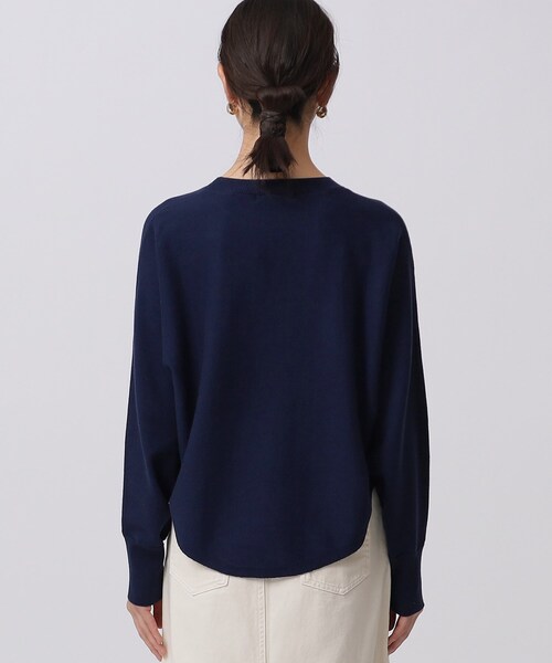 GALLEST(ギャレスト)の「ドルマンボリュームニット(ニット/セーター・レディース・ネイビー/ライトイエロー系/オフホワイト/サックスブルー/グレー系その他7・34/38)」の19枚目の写真