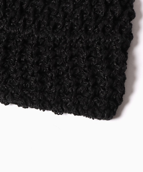 ★VARZAR★ Monogram Label Knit Punching Summer Bucket Hat Bl MUSINSA | VARZAR Monogram Label Knit Punching Summer Bucket