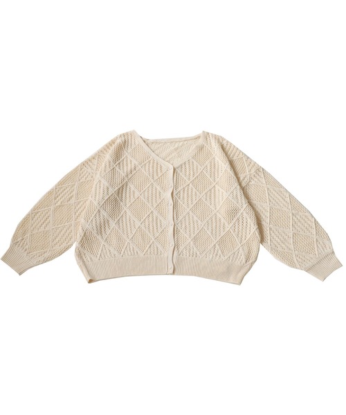 antiqua(アンティカ)の「麻タッチニットカーディガン(カーディガン/ボレロ・レディース・ブルー/ブラック/アイボリー・FREE)」の20枚目の写真