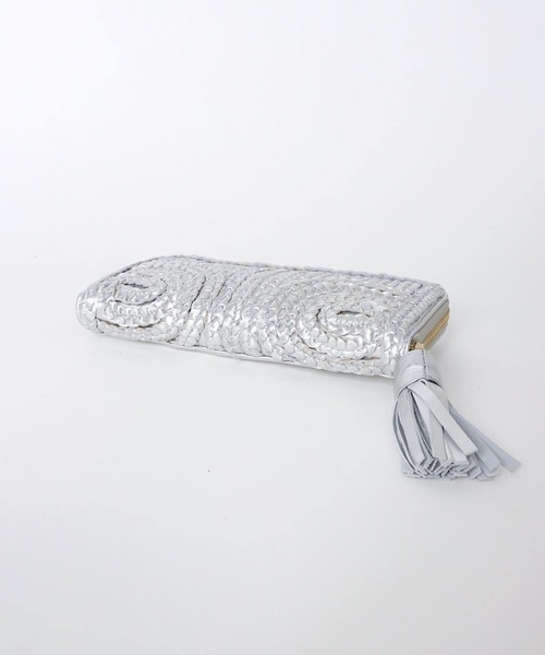 Three Four Time(スリーフォータイム)の「ラムクサリ編みウォレットBAG(財布・レディース・ライトブルー/シルバー/ライトパープル・FREE)」の16枚目の写真