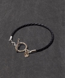 WALK IN CLOSET（ウォークインクローゼット）の「MESH LEATHER CODE BRACELET（ブレスレット）」