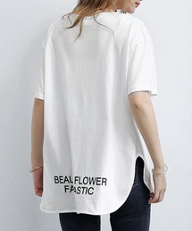 ロングtシャツ レディース 韓国 ロゴT