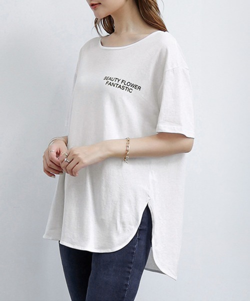 mimimaro様 新品未使用　y's レディース　Tシャツ 半袖Tシャツレディース 夏 ロゴ 韓国風[品番：II000010647